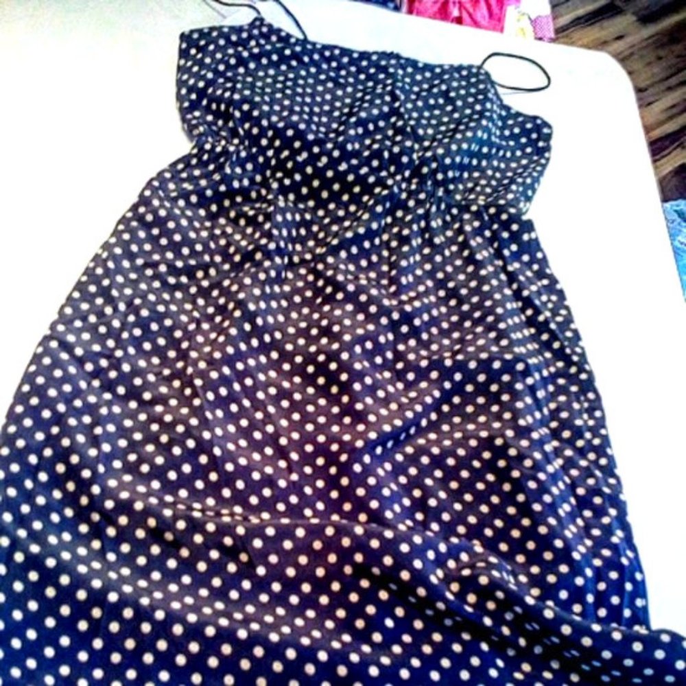 Luxurious Silk !: J.Crew Strappy Dotted Dress, 00